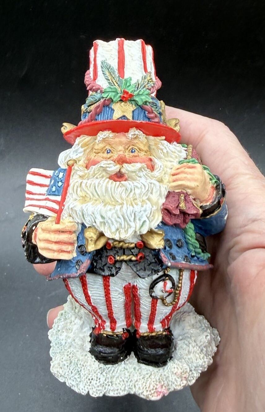 Crinkle Claus American Santa 657224 By Possible Dreams EUC No Box -LO27